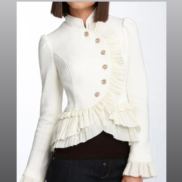 Free People Tops - FREE PEOPLE vintage victorian ruffle buttoned top